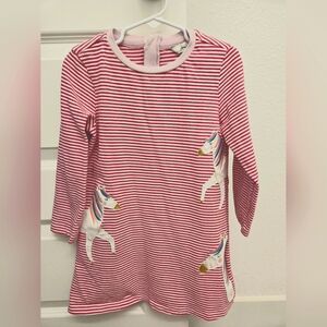 Joules unicorn dress size 5y